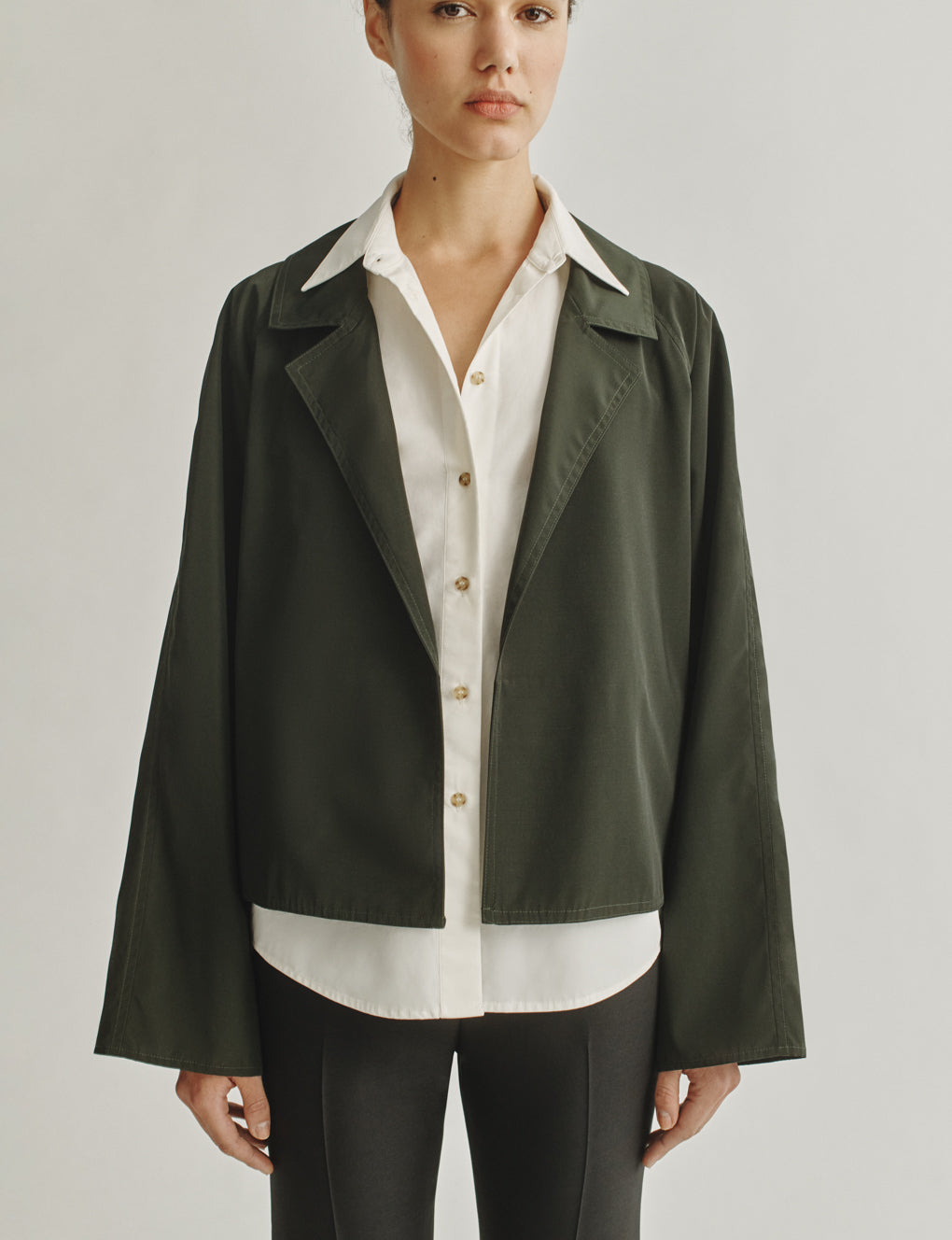 The Kei Jacket in Technical Wool Nylon – Attersee