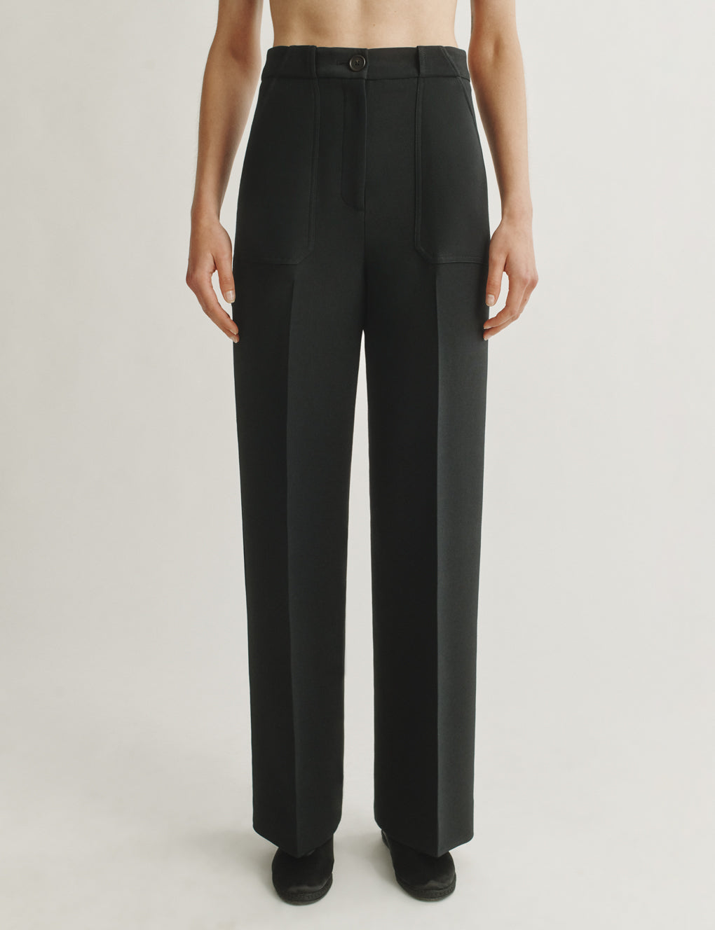 The Utility Trousers in Structured Wool Silk – Attersee
