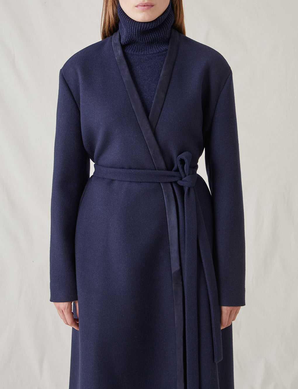 The Double Face Wrap Coat