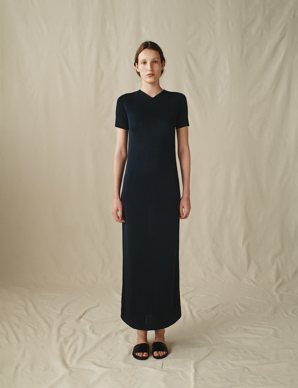 Attersee Viscose Knit T-Shirt Dress Dark Navy - Size XS Attersee Viscose Knit T-Shirt Dress Dark Navy - Size XS