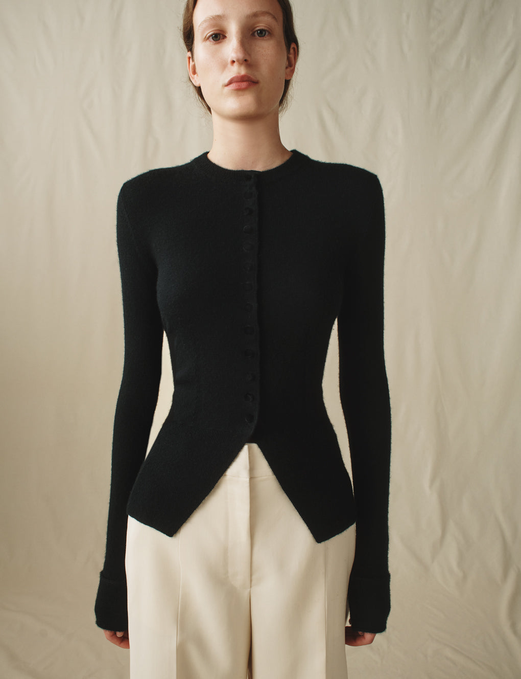 The Sculpted Cardigan In Silk Cashmere – Attersee