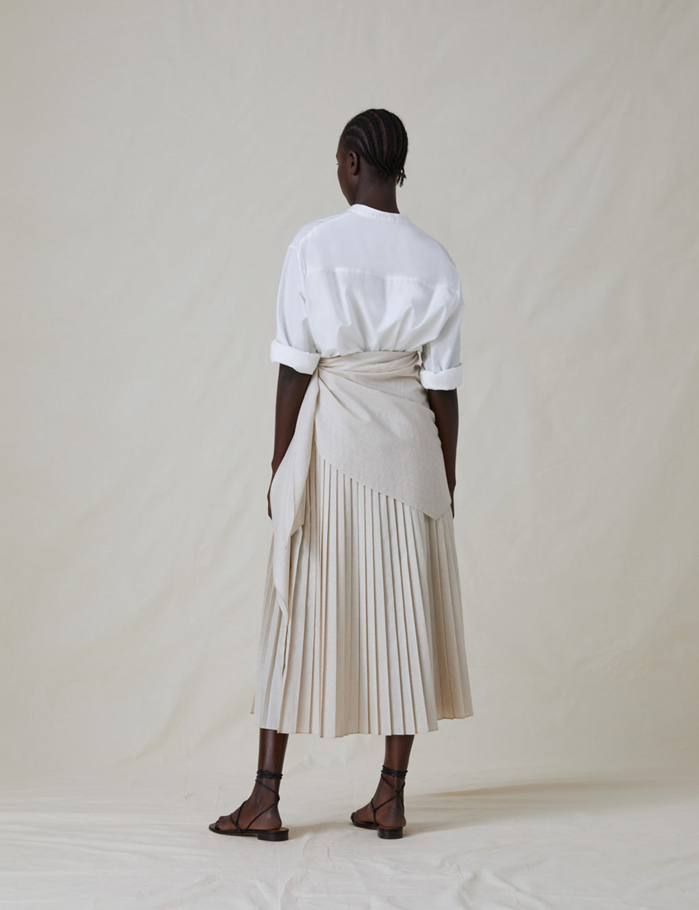 The Pleated Shirt Dress