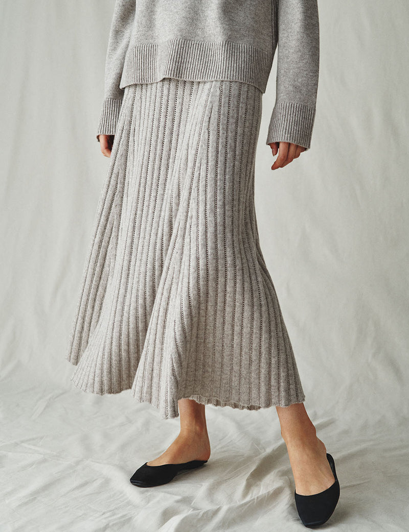 The Cashmere Knit Skirt