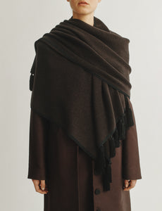 The Tassel Scarf With Hand Crochet Edge Detail – Attersee