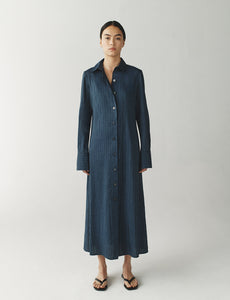silk linen shirt dress Slip On Linen Shirt Dress