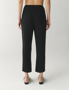 Attersee Cashmere Cocktail Pants in Satin Crepe Black Crepe - Size XL Attersee Cashmere Cocktail Pants in Satin Crepe Black Crepe - Size XL