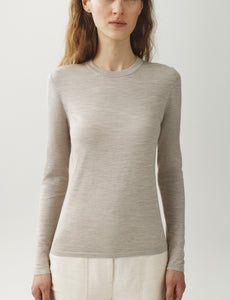 The Long-Sleeve Shirt in Cashmere and Silk – Attersee