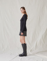 The Cashmere Mini Skirt