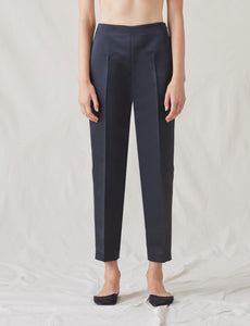 satin cigarette trousers Attersee Cigarette Pants in Duchess Satin Black satin cigarette trousers Attersee Cigarette Pants in Duchess Satin Black