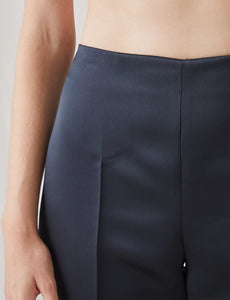 satin cigarette pants Attersee Cigarette Pants in Duchess Satin Black satin cigarette pants Attersee Cigarette Pants in Duchess Satin Black