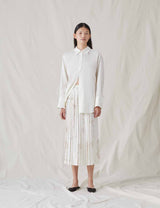 The Pleated Skirt with Painted Figures
