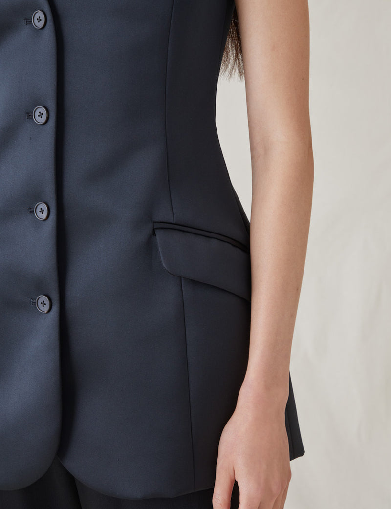 The Duchess Satin Vest