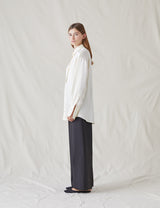 The Evening Shirt in Hammered Satin