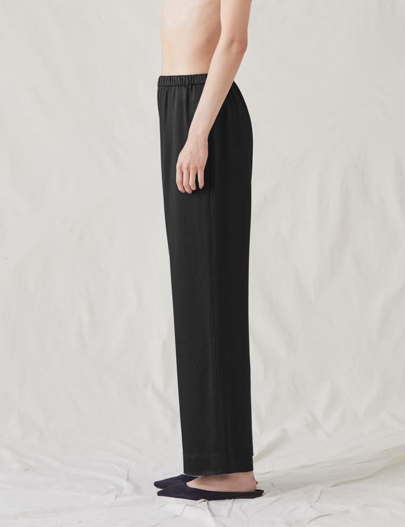 The Relaxed Pant in Hammered Satin
