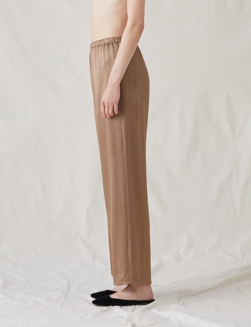 The Relaxed Pant in Hammered Satin