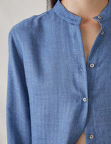 The Everyday Shirt in Silk Cashmere