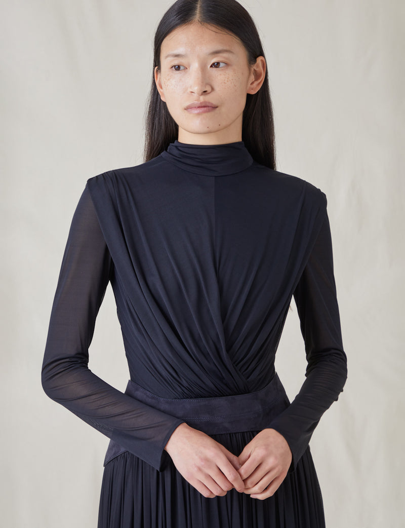 The Draped Jersey Dress