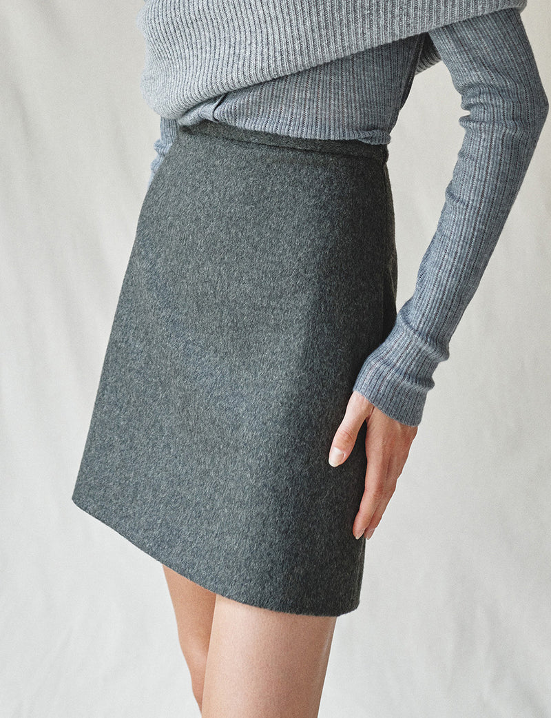 The Cashmere Mini Skirt