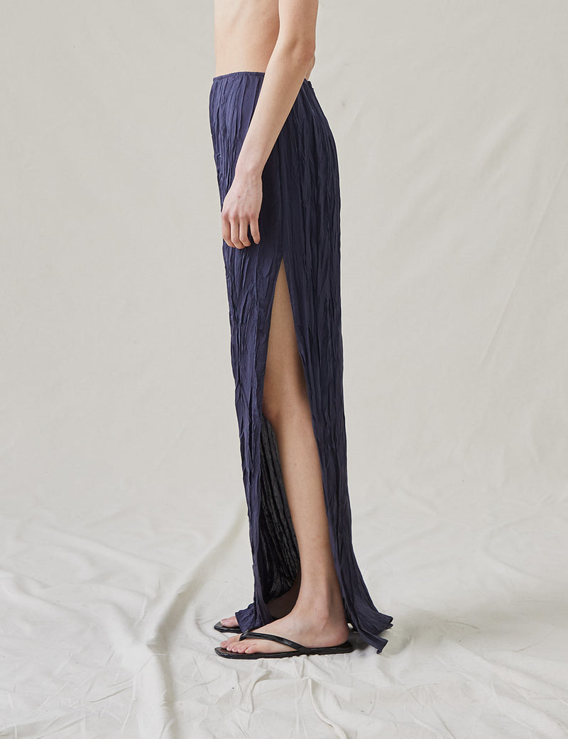 The Crinkled Column Skirt