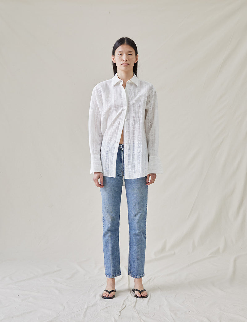 The Collared Shirt in Jacquard
