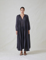 The Sheer Pleated Caftan