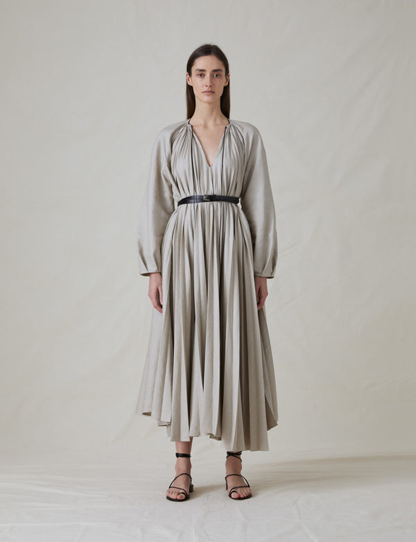 The Pleated Shirt Dress – Attersee