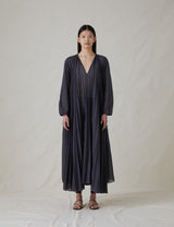 The Sheer Pleated Caftan