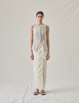 The Sarong Skirt in Bari Stripe