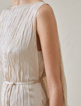 The Fluid Cape Dress