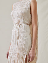 The Fluid Cape Dress