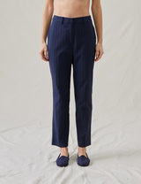 The Straight Leg Pants in Tonal Stripe