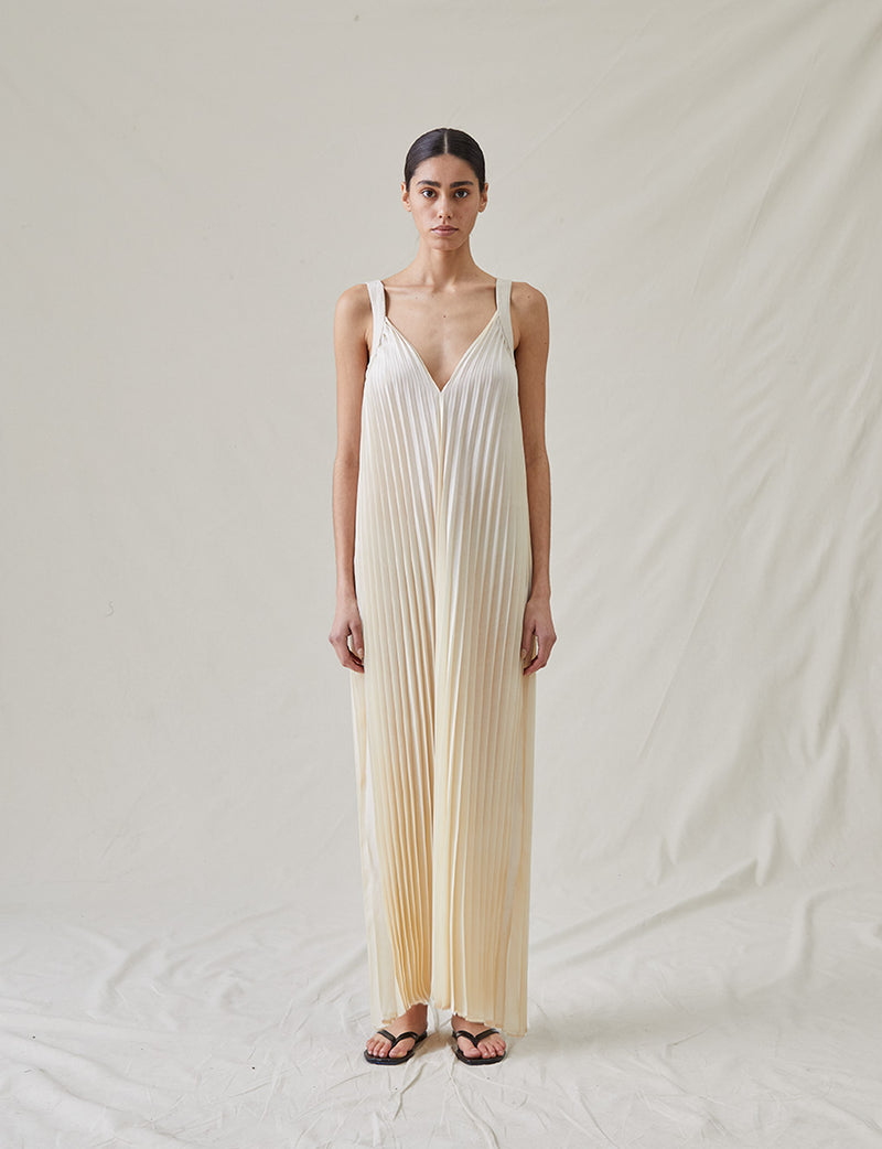 The Pleated Dress In Organza