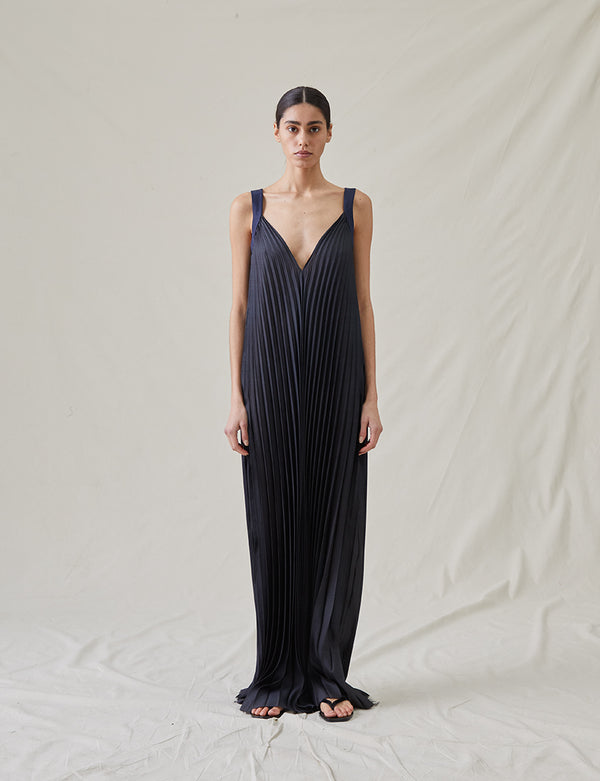 The Pleated Dress In Organza