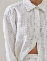 The Collared Shirt in Jacquard