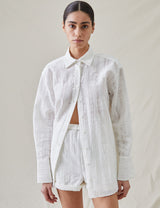 The Rolled Shorts in Jacquard