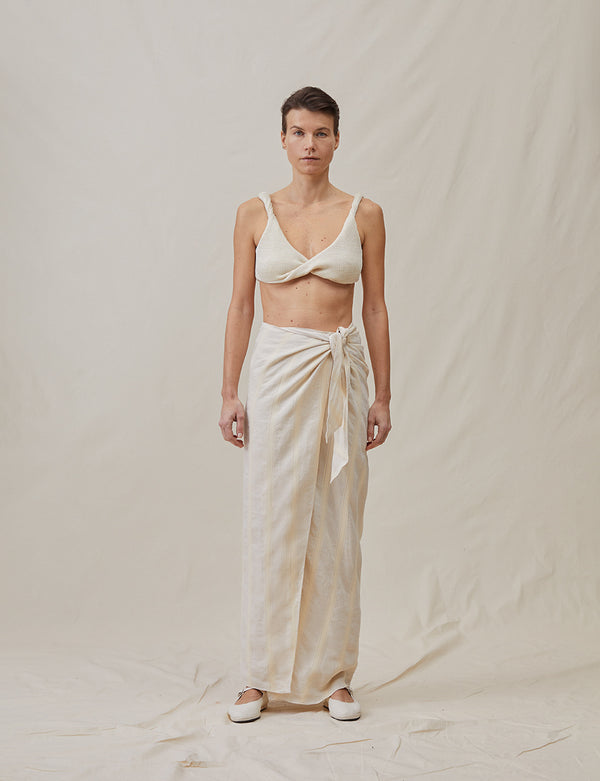 The Silk Mesh Bra Top