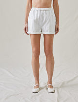 The Rolled Shorts in Jacquard