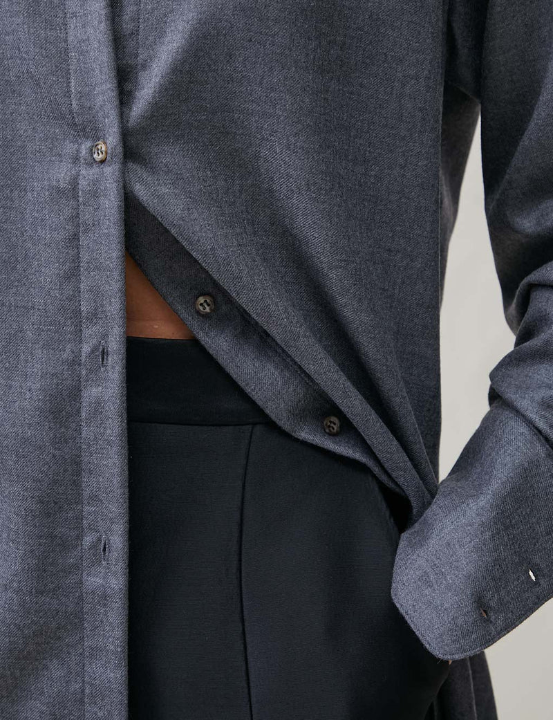 The Cashmere Oversized Shirt